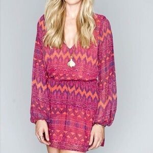 Show me your mumu purple and orange dress size large